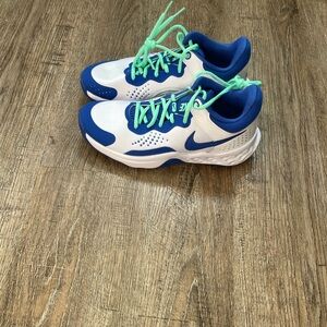 Nike Mens Fly By Mid 3 Shoe White Game Royal Sz 8 Dd9311-102